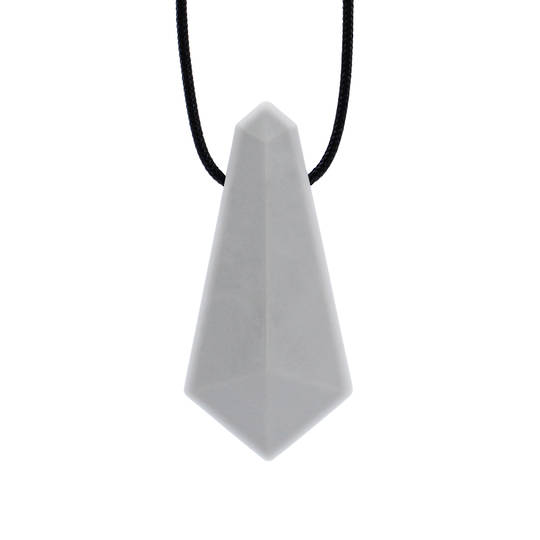  Chewable Pendant Necklace Light Grey Standard